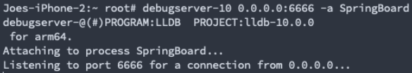 debugserver